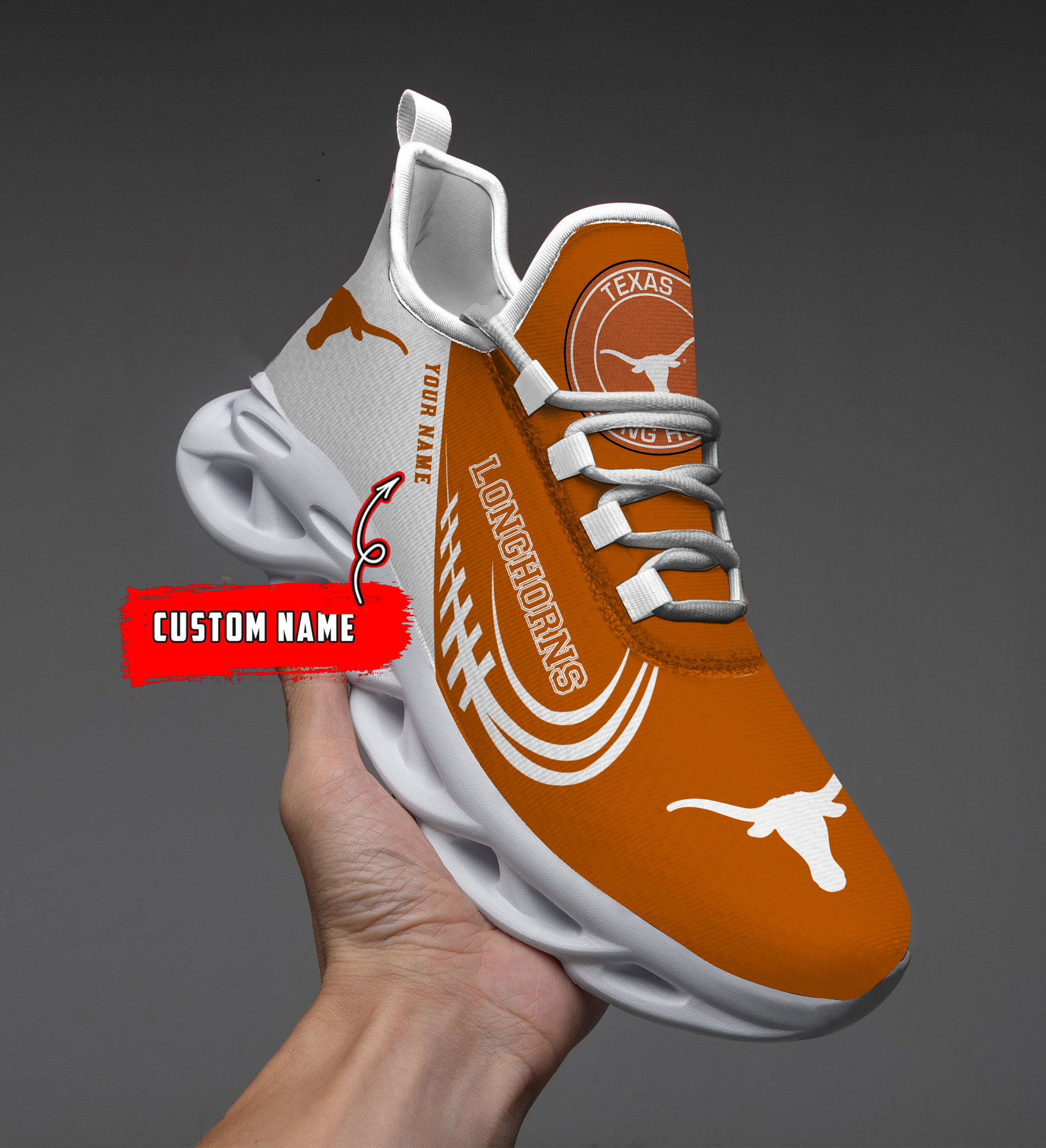 1 Custom Name  Texas AM Aggies PERSONALIZED MAX SOUL SHOES T1