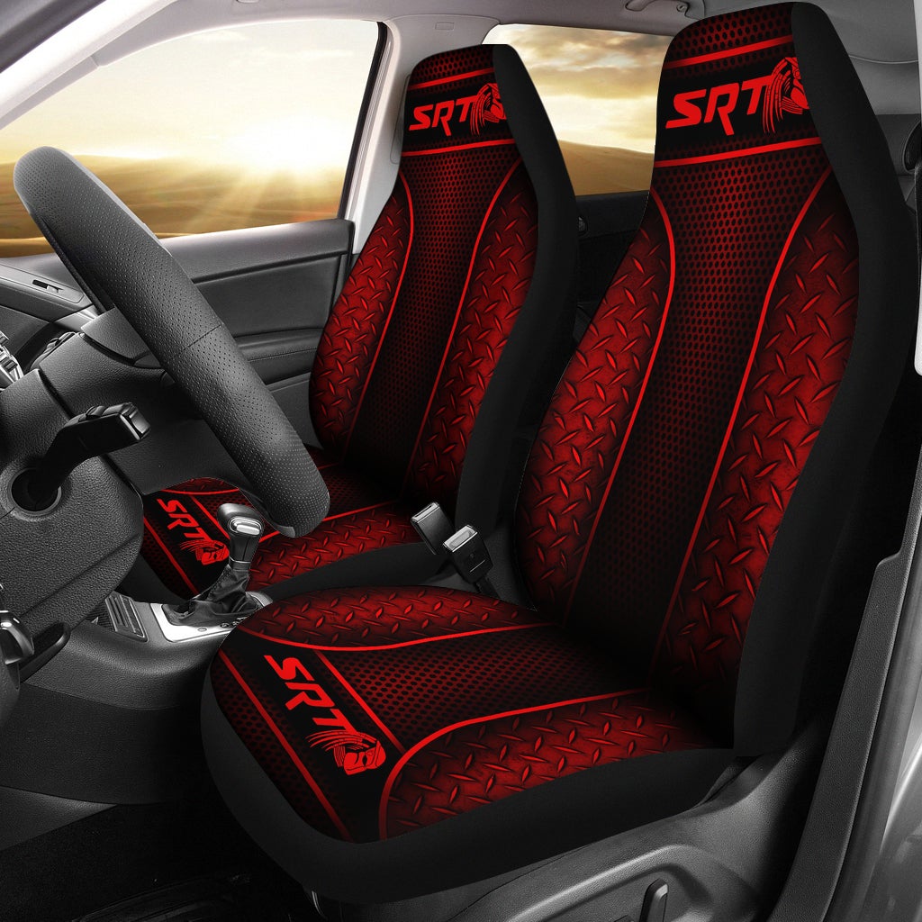 2 Front Holden Seat Covers Purple