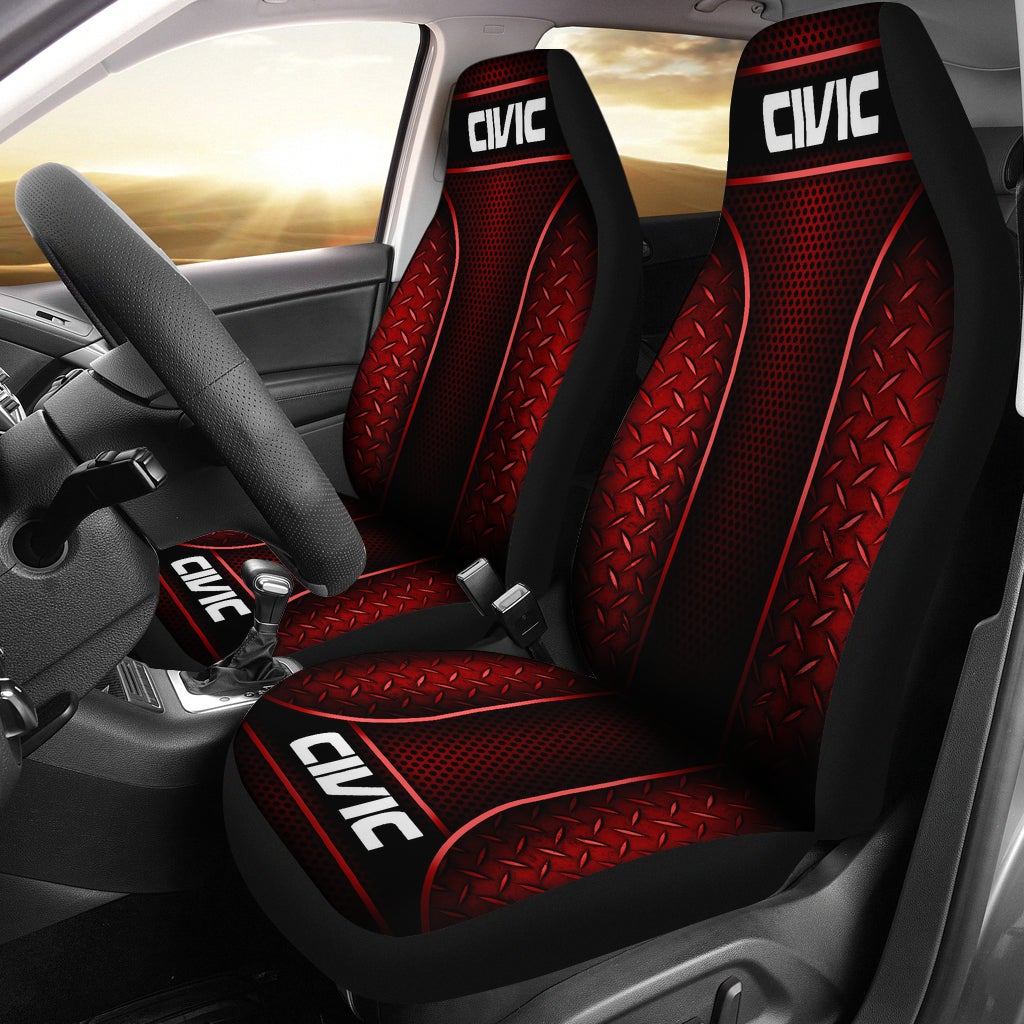 2 Front Porsche Seat Covers Blue