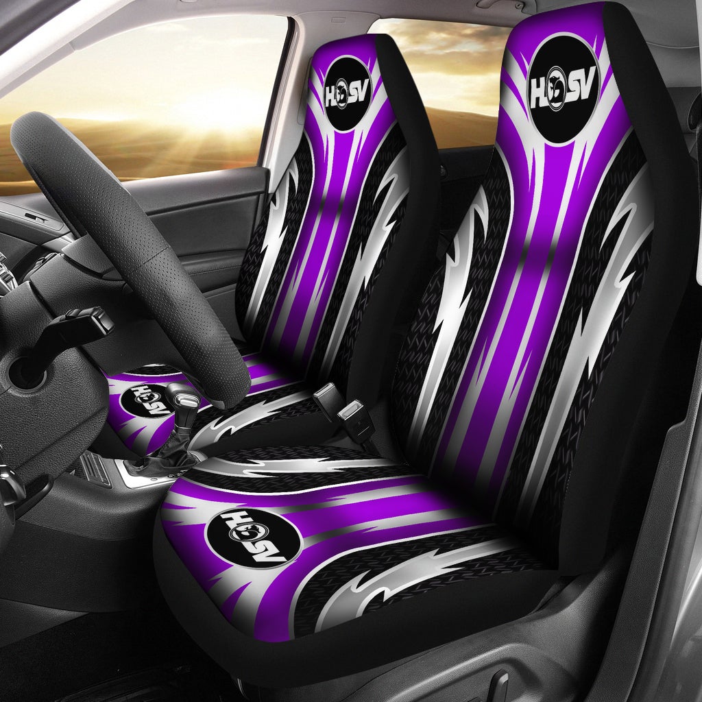 2 Front HDT Seat Covers Red