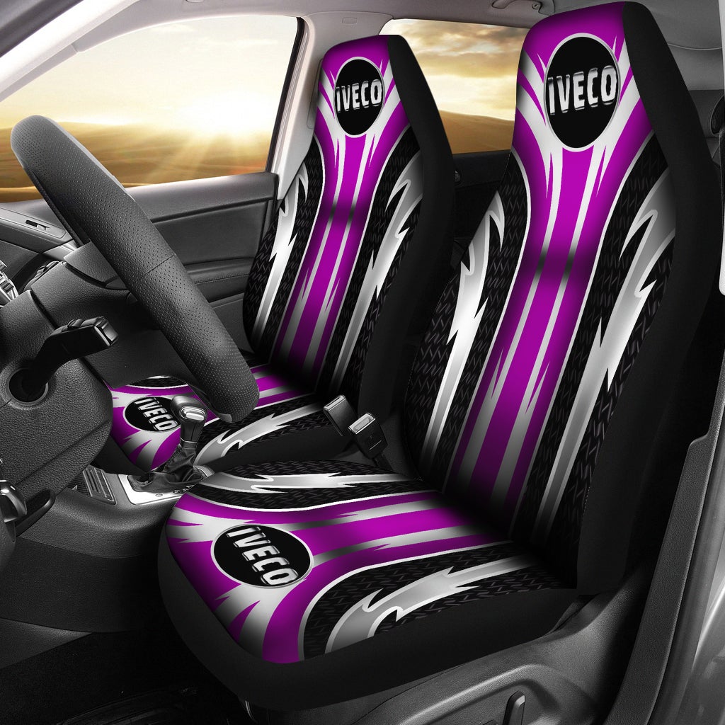 2 Front Jeep Seat Covers Red