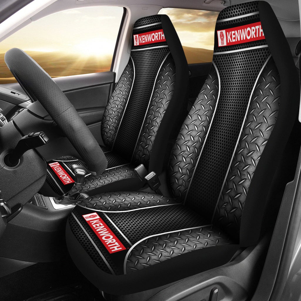 2 Front Mustang Cobra Seat Covers Red