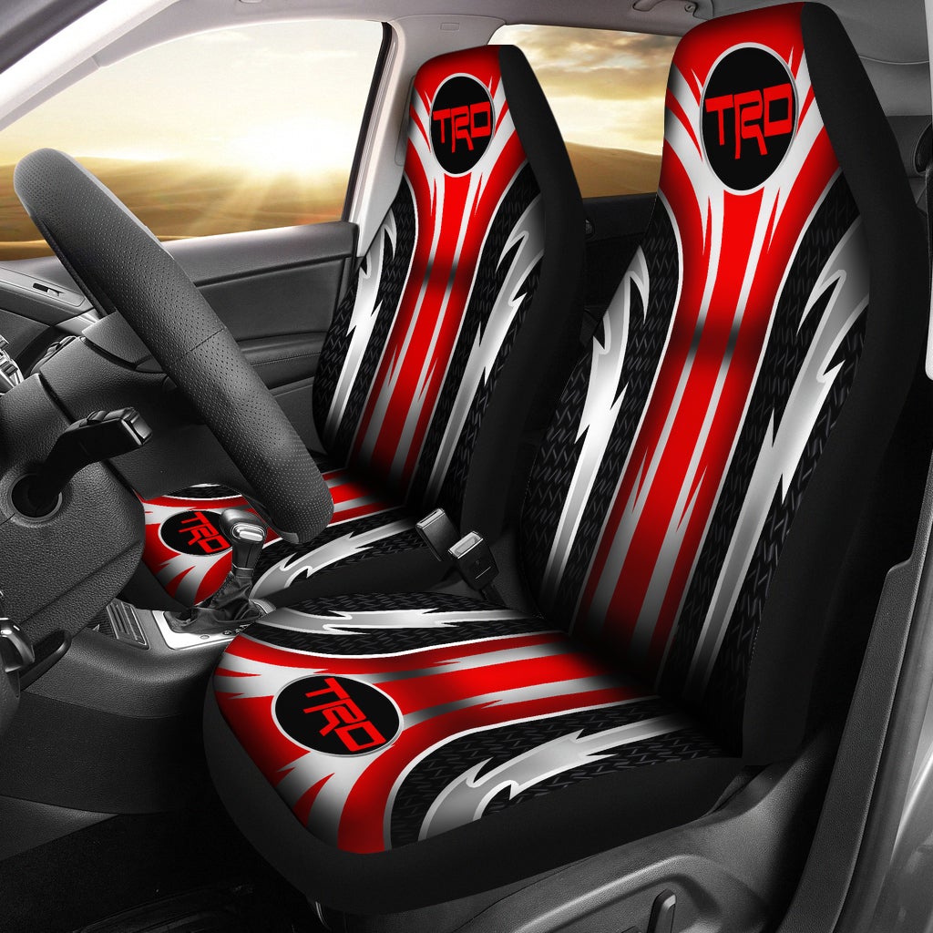 2 Front TRD Seat Covers Purple