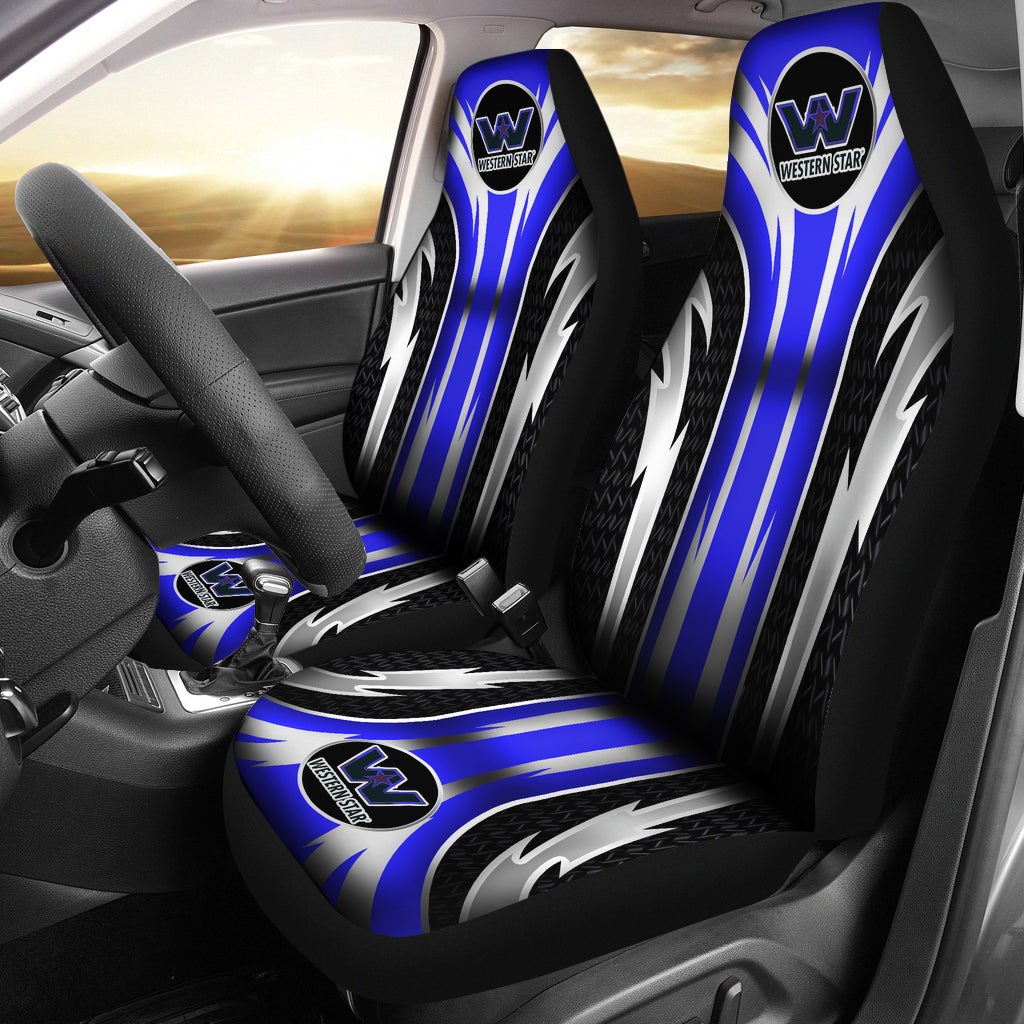 2 Front Mustang Seat Covers Green