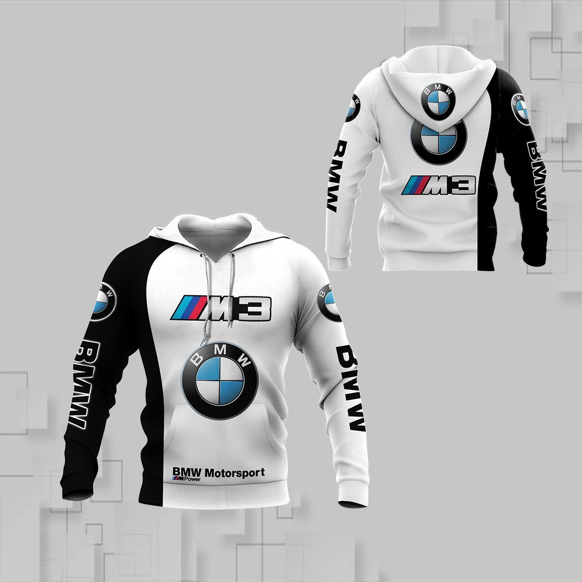 3D All Over Printed BMW  Shirts Ver 1 (Black)