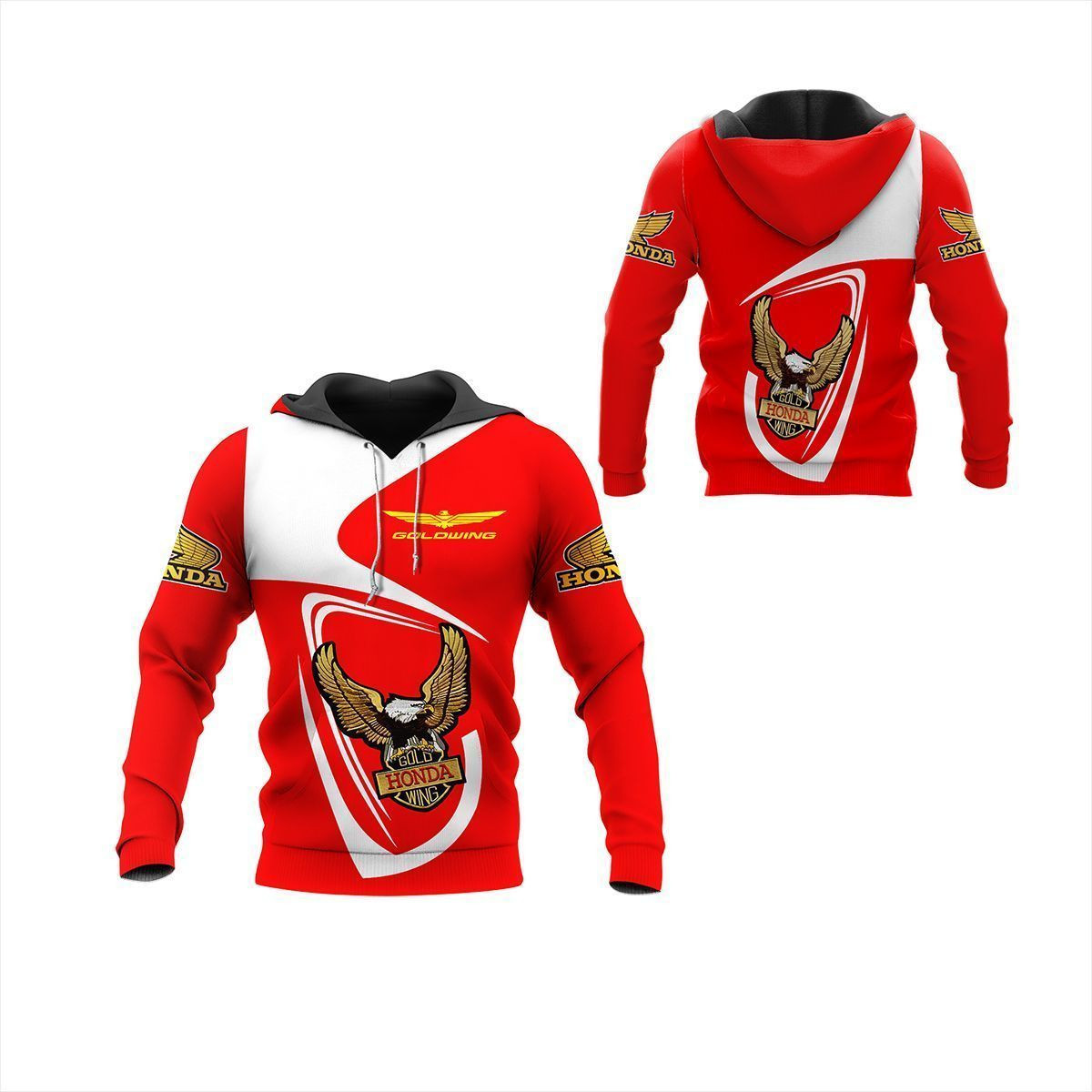 3D All Over Printed Honda Gold Wing  Shirts Ver 1 (Blue)