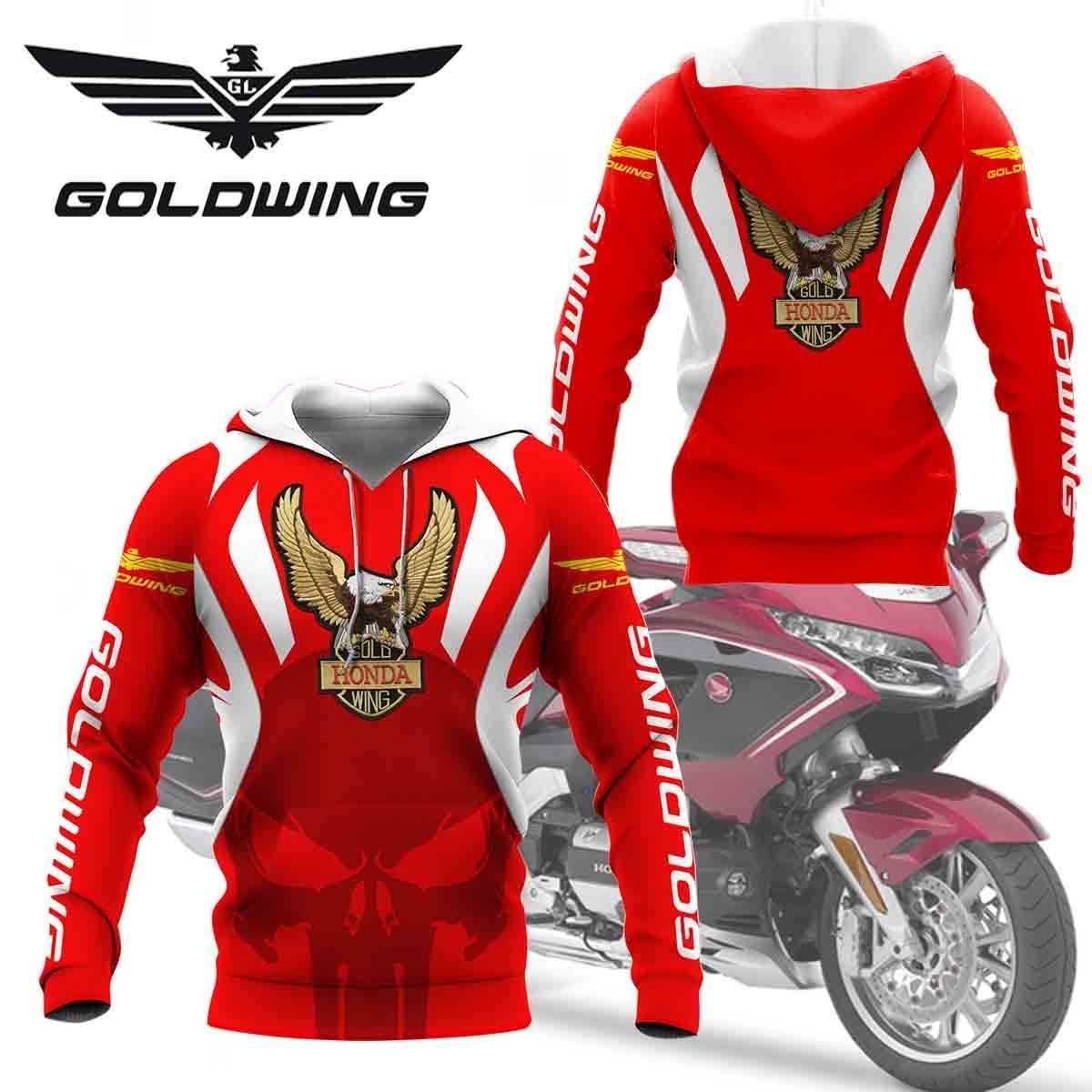 3D All Over Printed Honda Gold Wing  Shirts Ver 1 (Black)