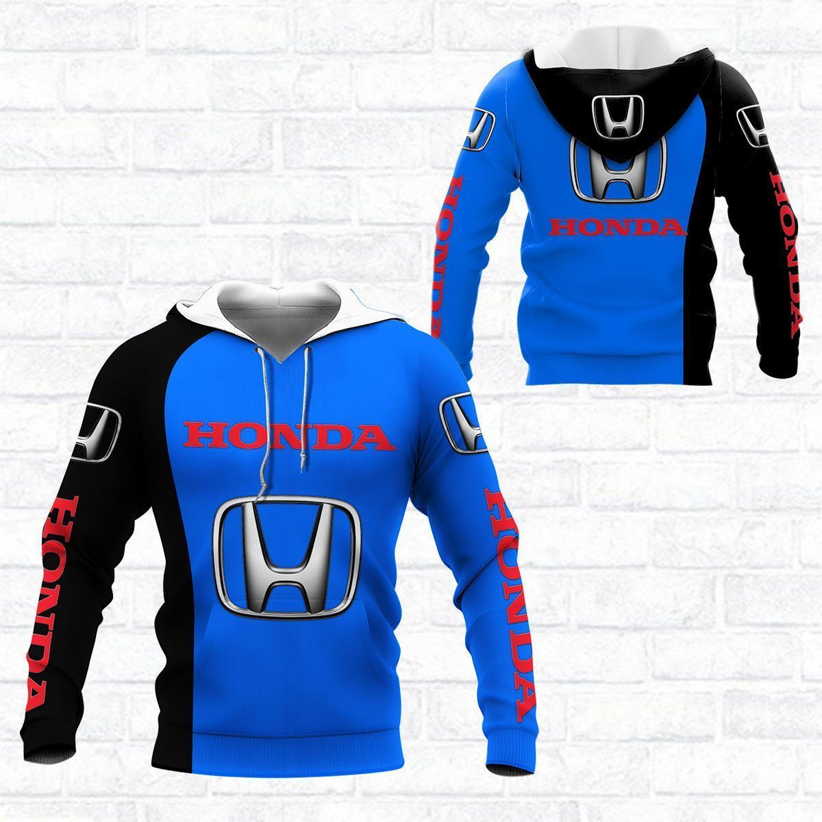 3D All Over Printed Honda  Shirts Ver 2 (Grey)