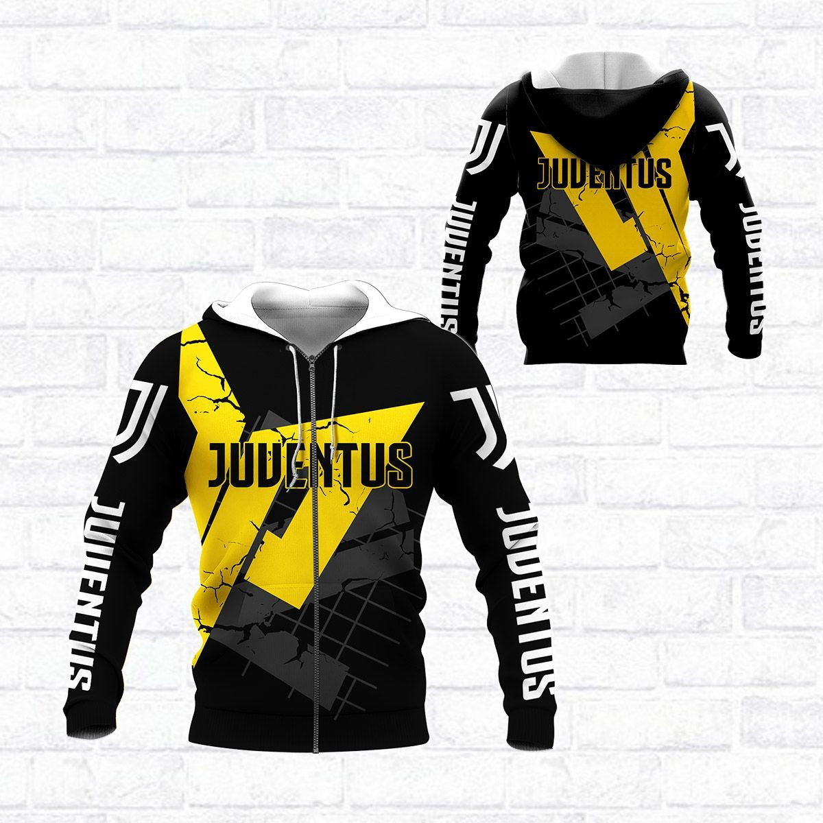 3D All Over Printed Juventus LPH-HA Shirts Ver2 (Yellow)