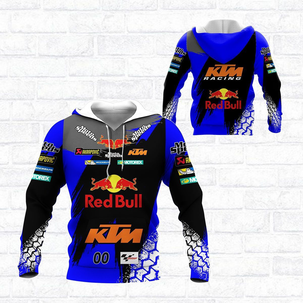 3D All Over Printed KTM Racing  Shirts Ver14 (Orange)