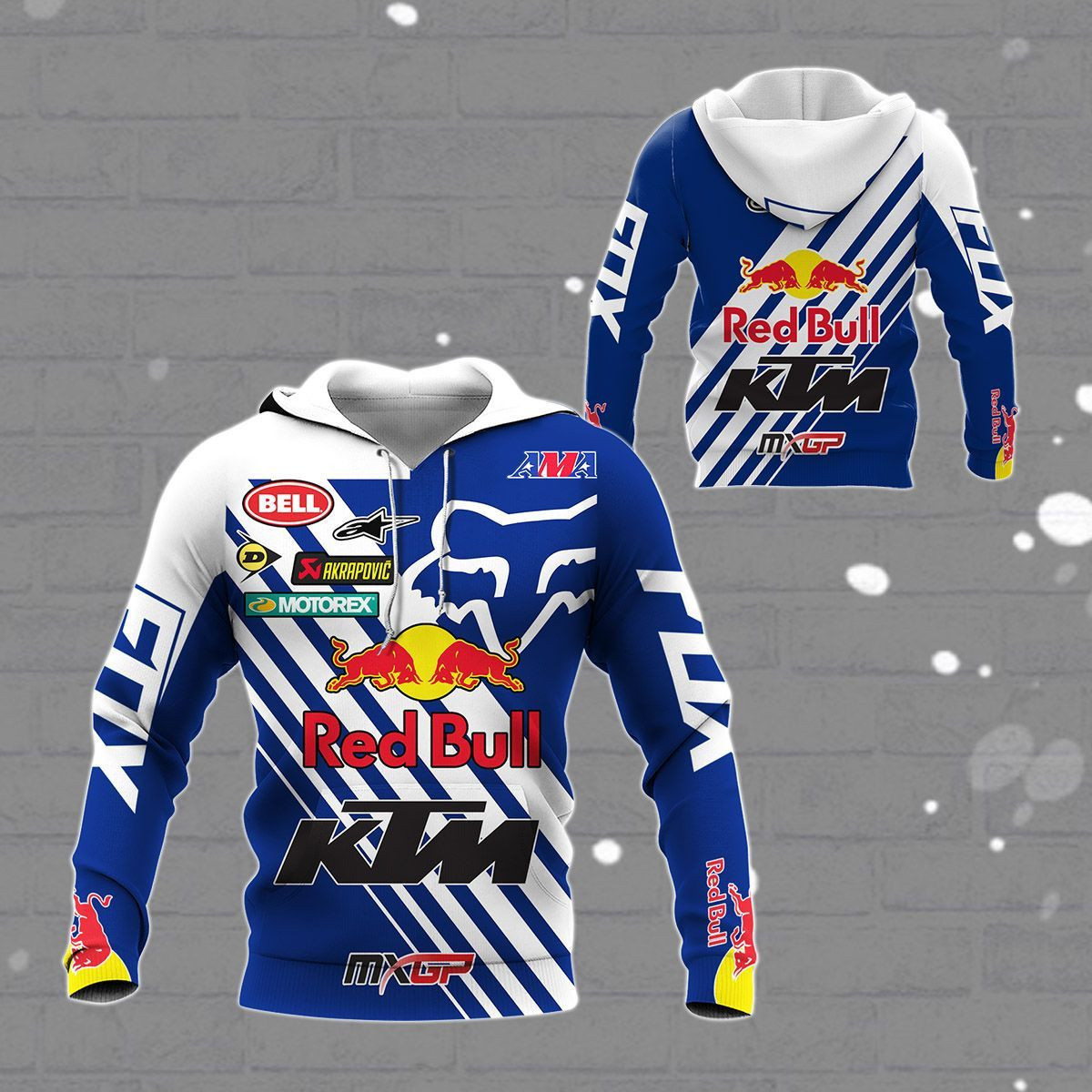 3D All Over Printed KTM Racing  Shirts Ver14 (Orange)