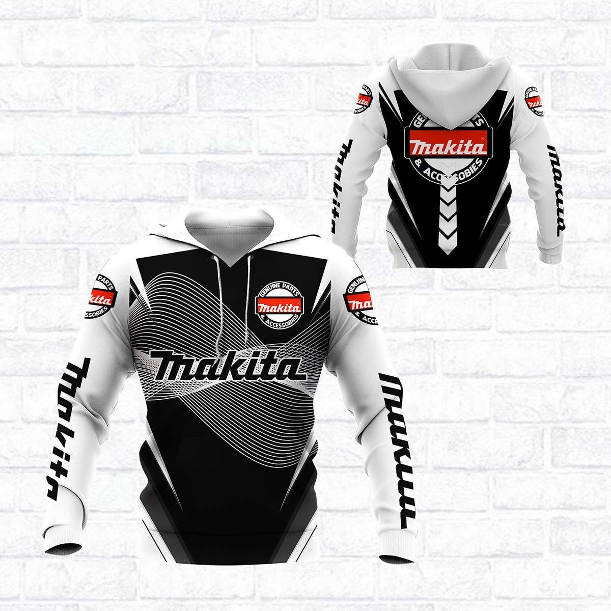 3D All Over Printed Makita AN-VA Shirts Ver 1 (White)