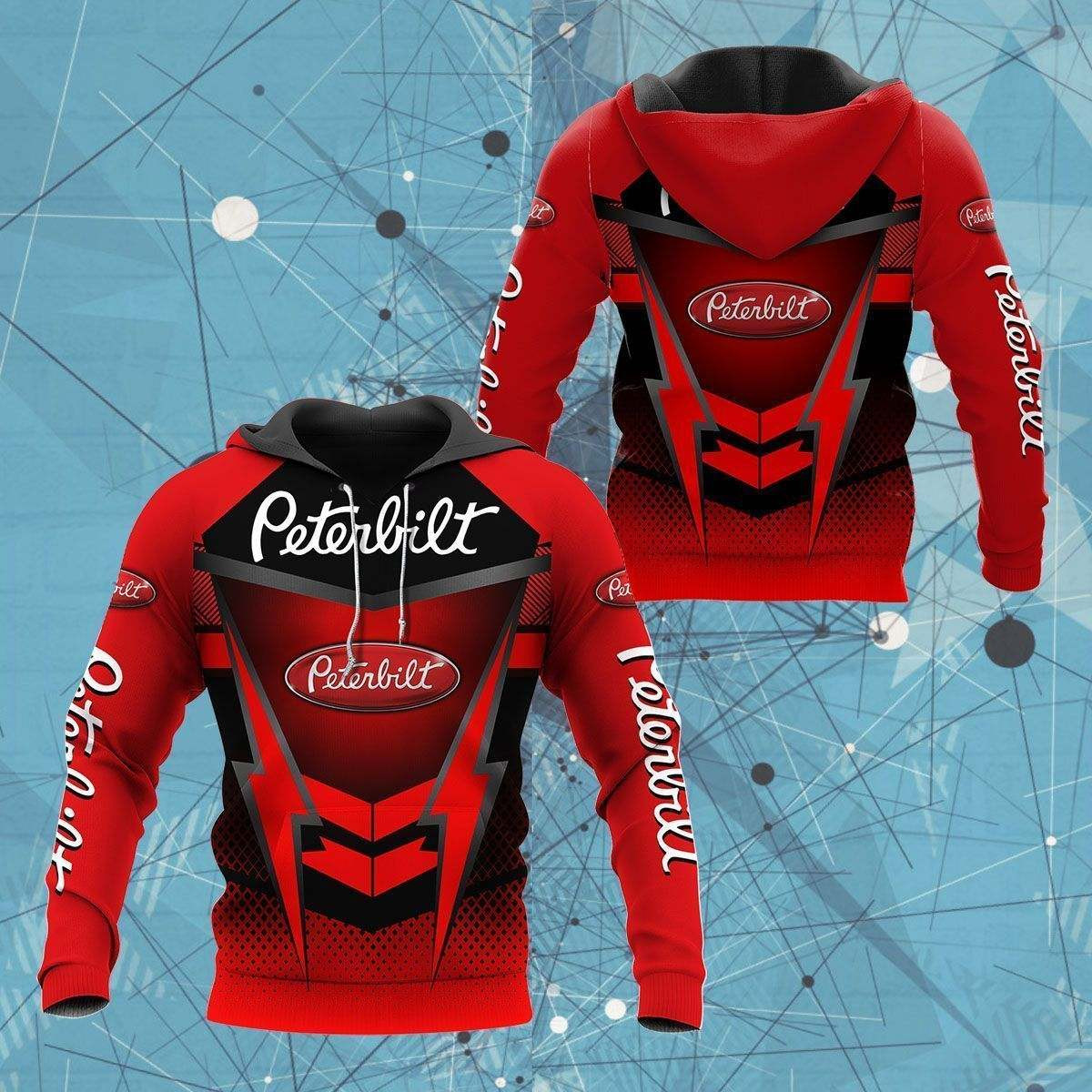 3D All Over Printed Peterbilt  Shirts Ver 1 (Red)