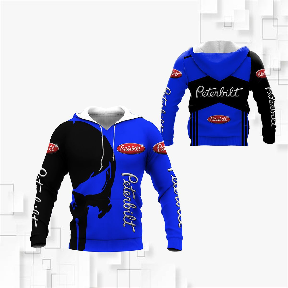 3D All Over Printed Peterbilt -LT Shirts Ver 1 (Blue)