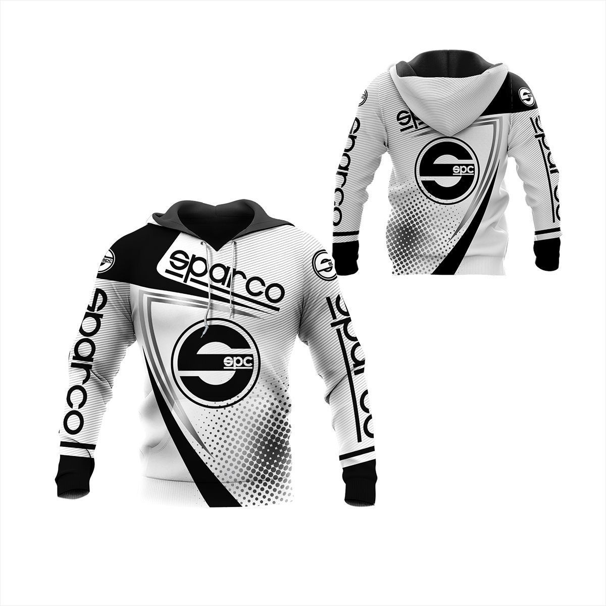 3D All Over Printed Sparco  Shirts Ver 1 (Red)