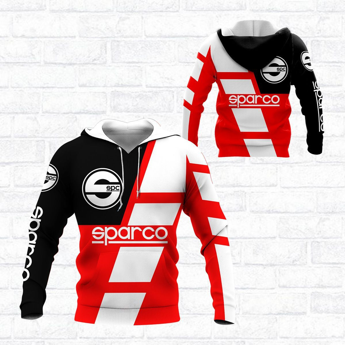 3D All Over Printed Sparco - HL Shirts Ver 6 (Blue)