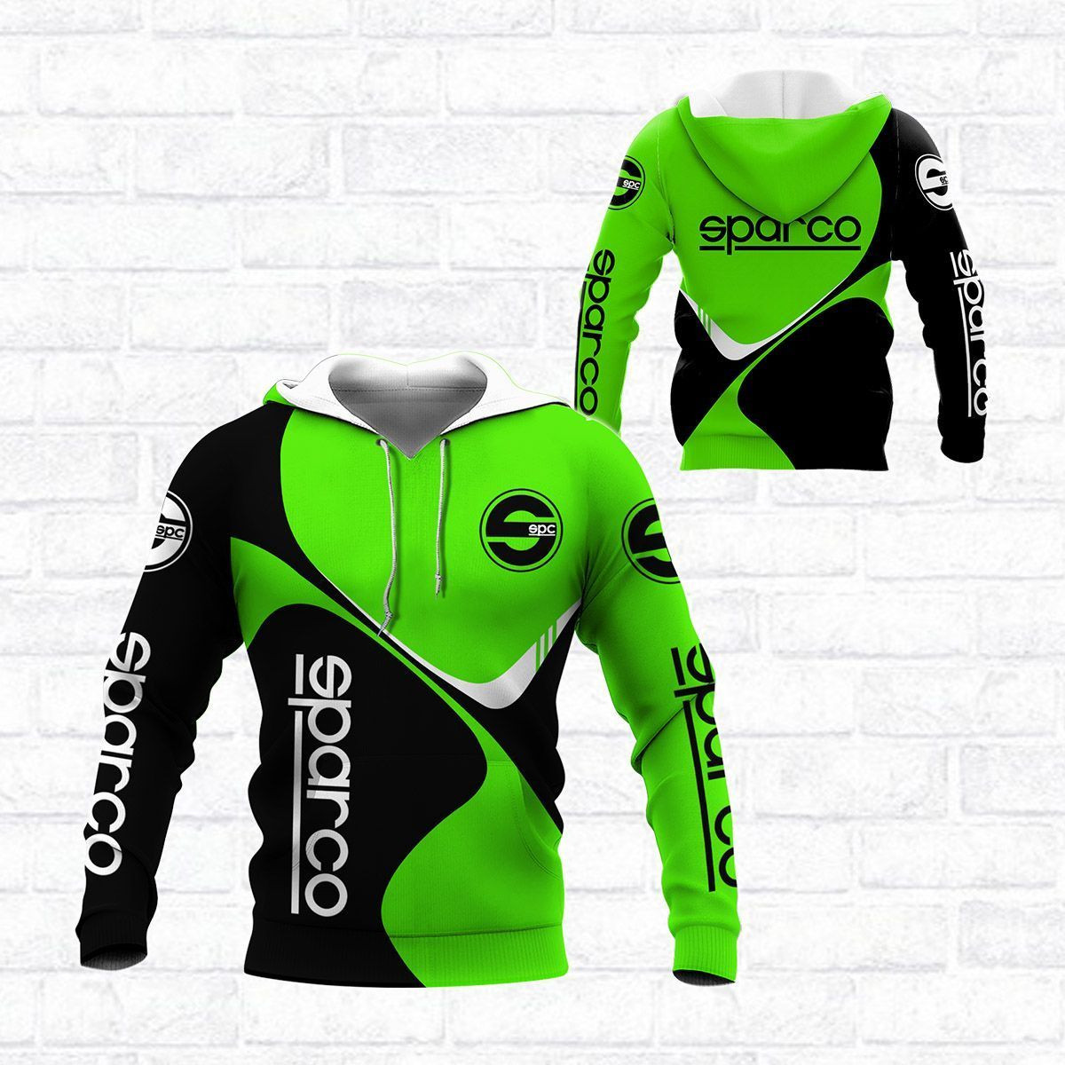 3D All Over Printed Sparco - HL Shirts Ver 6 (Blue)