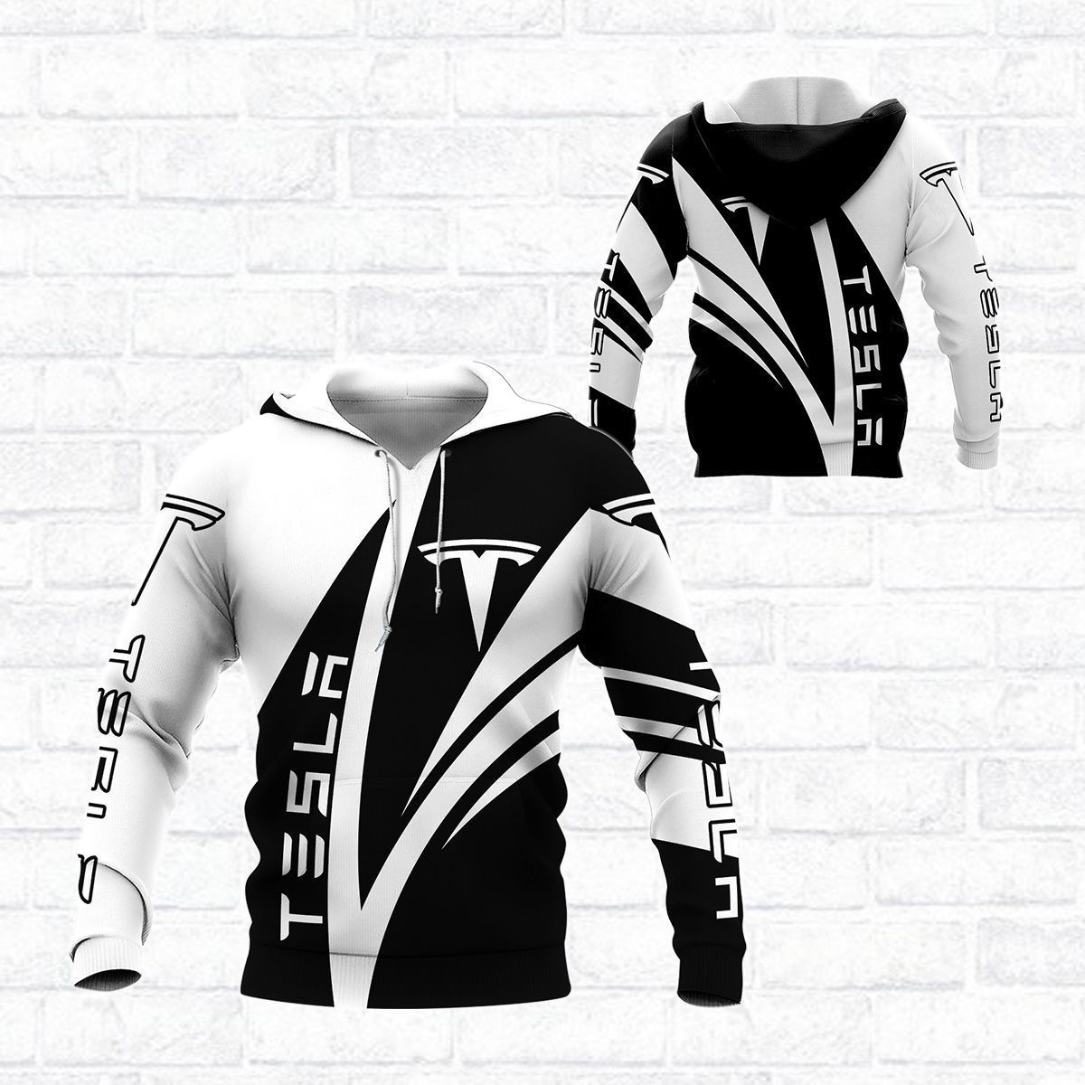 3D All Over Printed Tesla LPH-HL Shirts Ver1 (White)