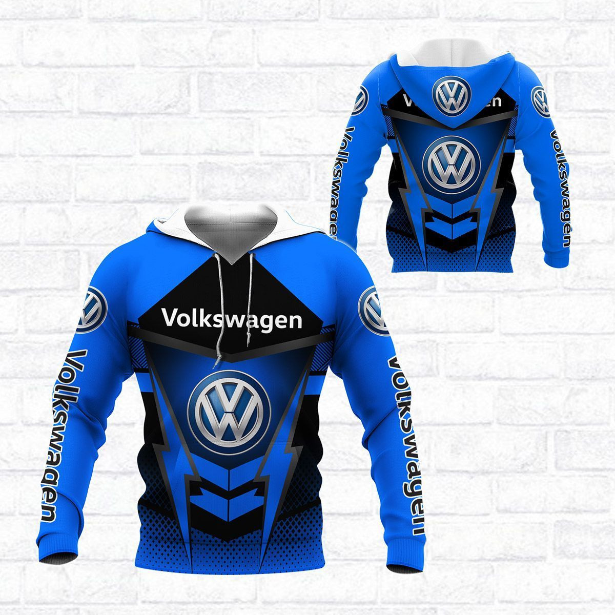 3D All Over Printed Volkswagen LPH-HL Shirts Ver1 (White)