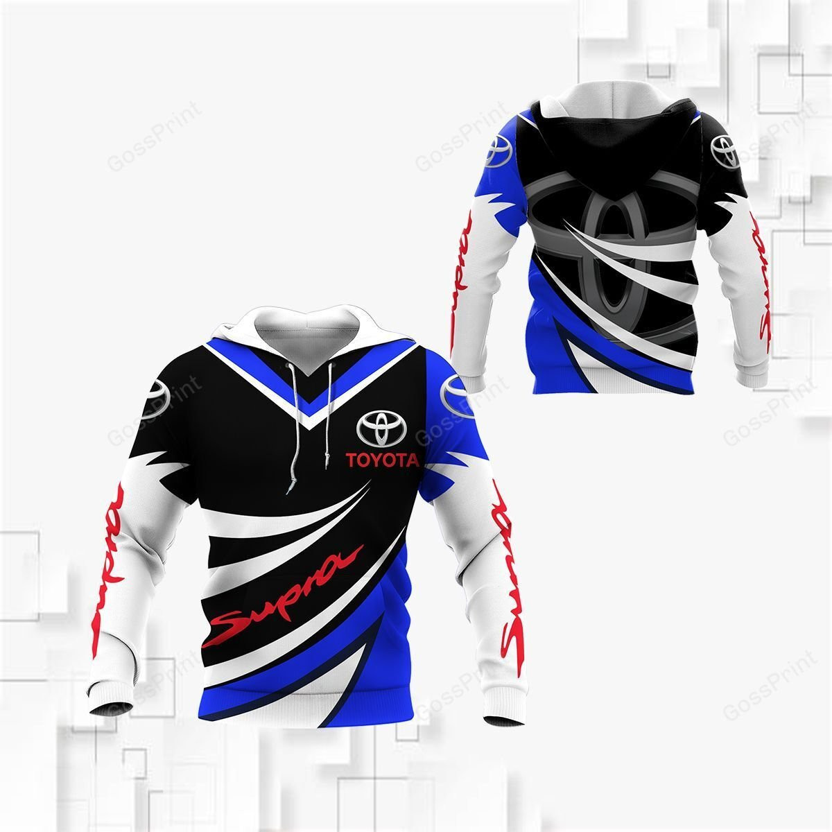 3D All Over Toyota Supra Shirt Ver 8