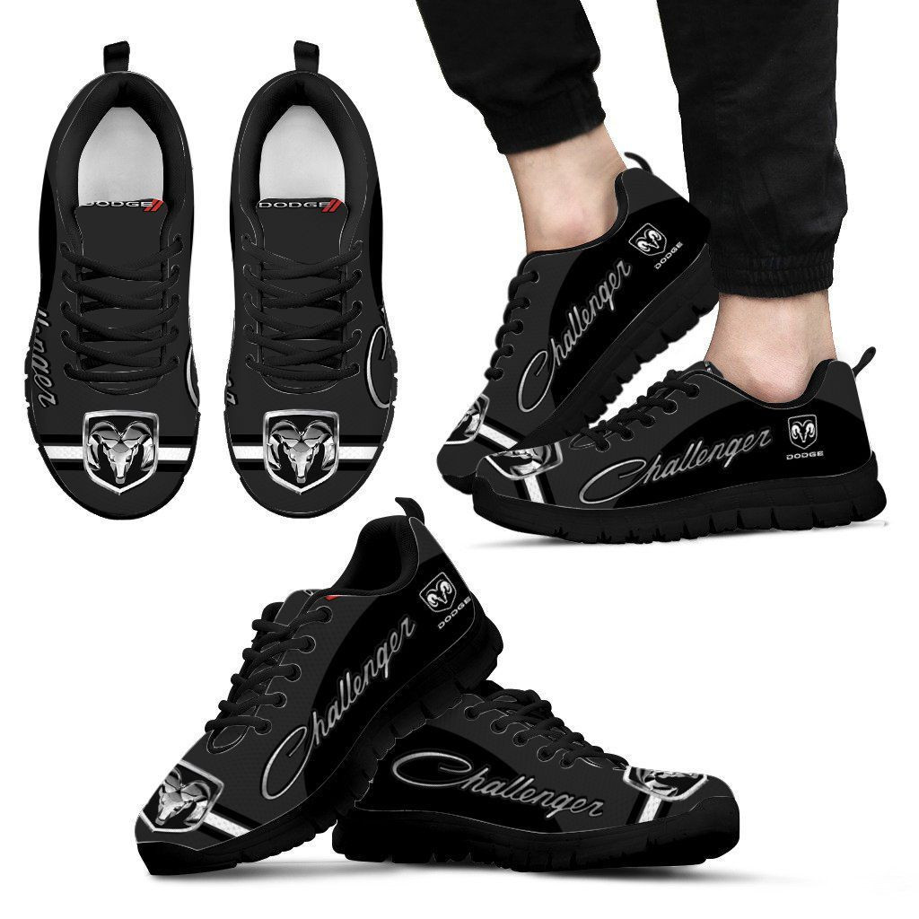 3D Printed Dodge Challenger  Sneakers For Men & Women Ver 1 (Red)