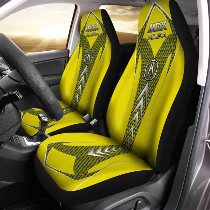 Ford F250- BDA Car Seat Cover (Set of 2) Ver1 (Red)