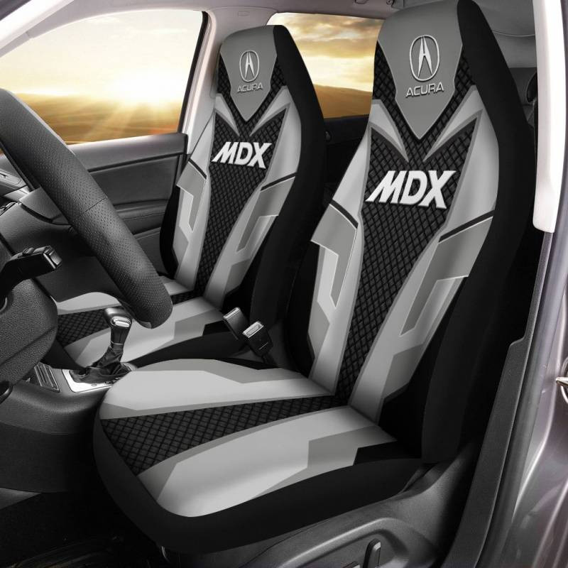 Ford F250- BDA Car Seat Cover (Set of 2) Ver1 (Grey)