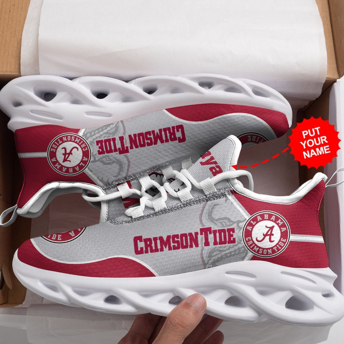 LSU Tigers Custom Personalized Max Soul Sneakers Shoes