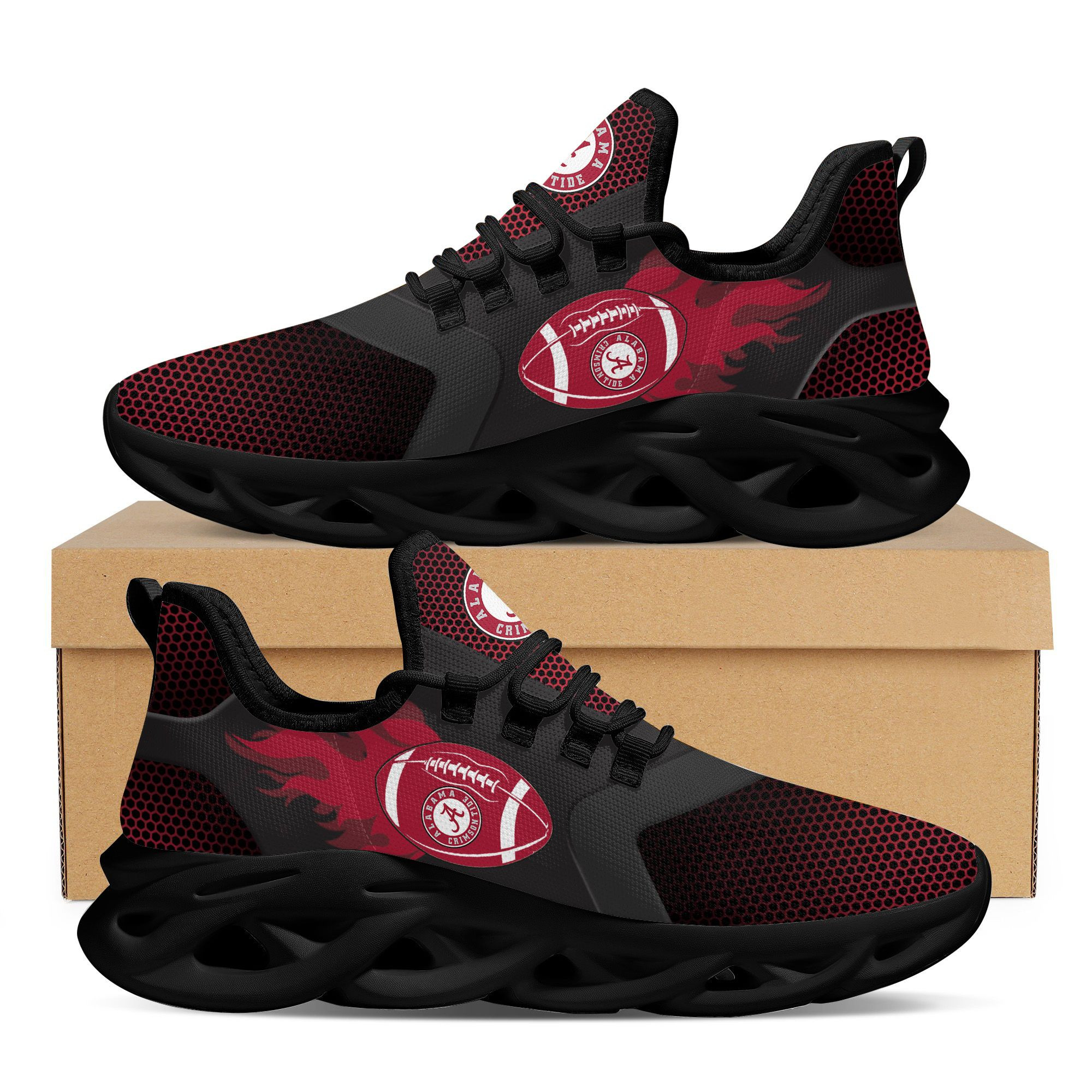 Clemson Tigers Custom Personalized Max Soul Sneakers Shoes
