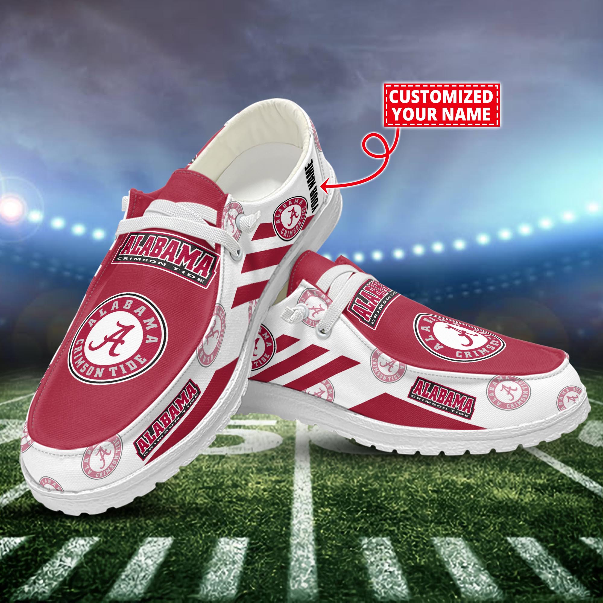 USC Trojans Personalized Hey Dude Sports Shoes - Custom Name Design