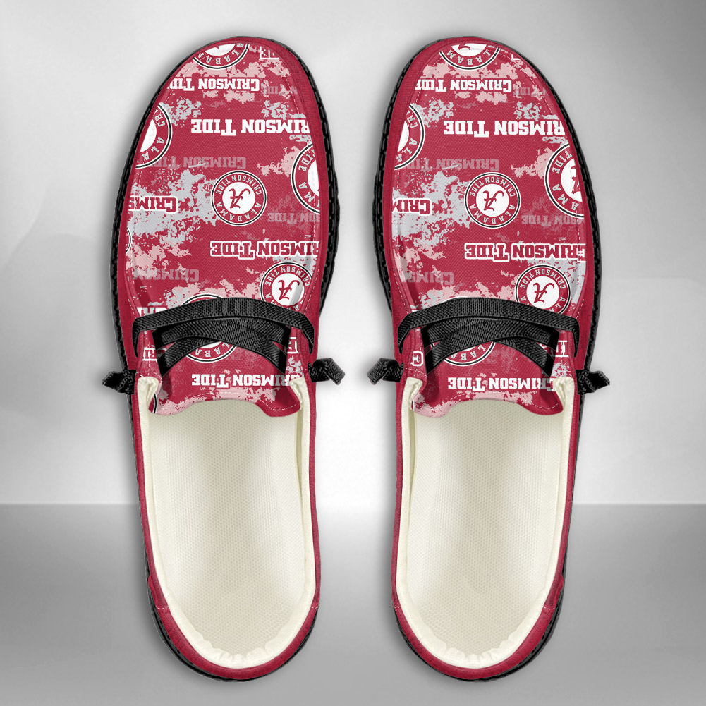 Kansas Jayhawks Personalized Hey Dude Sports Shoes - Custom Name Design