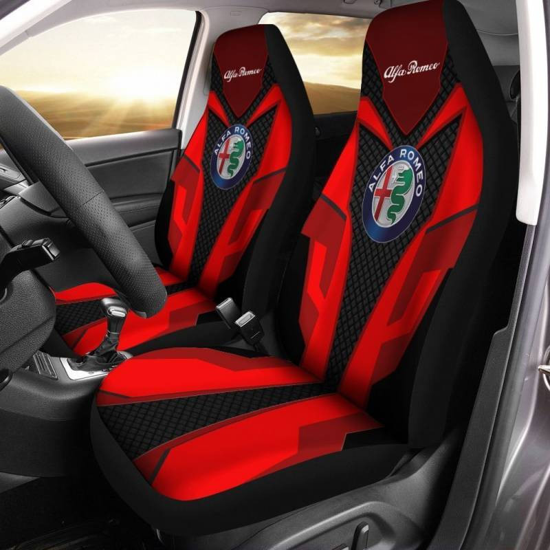 Ford F250- BDA Car Seat Cover (Set of 2) Ver1 (Grey)