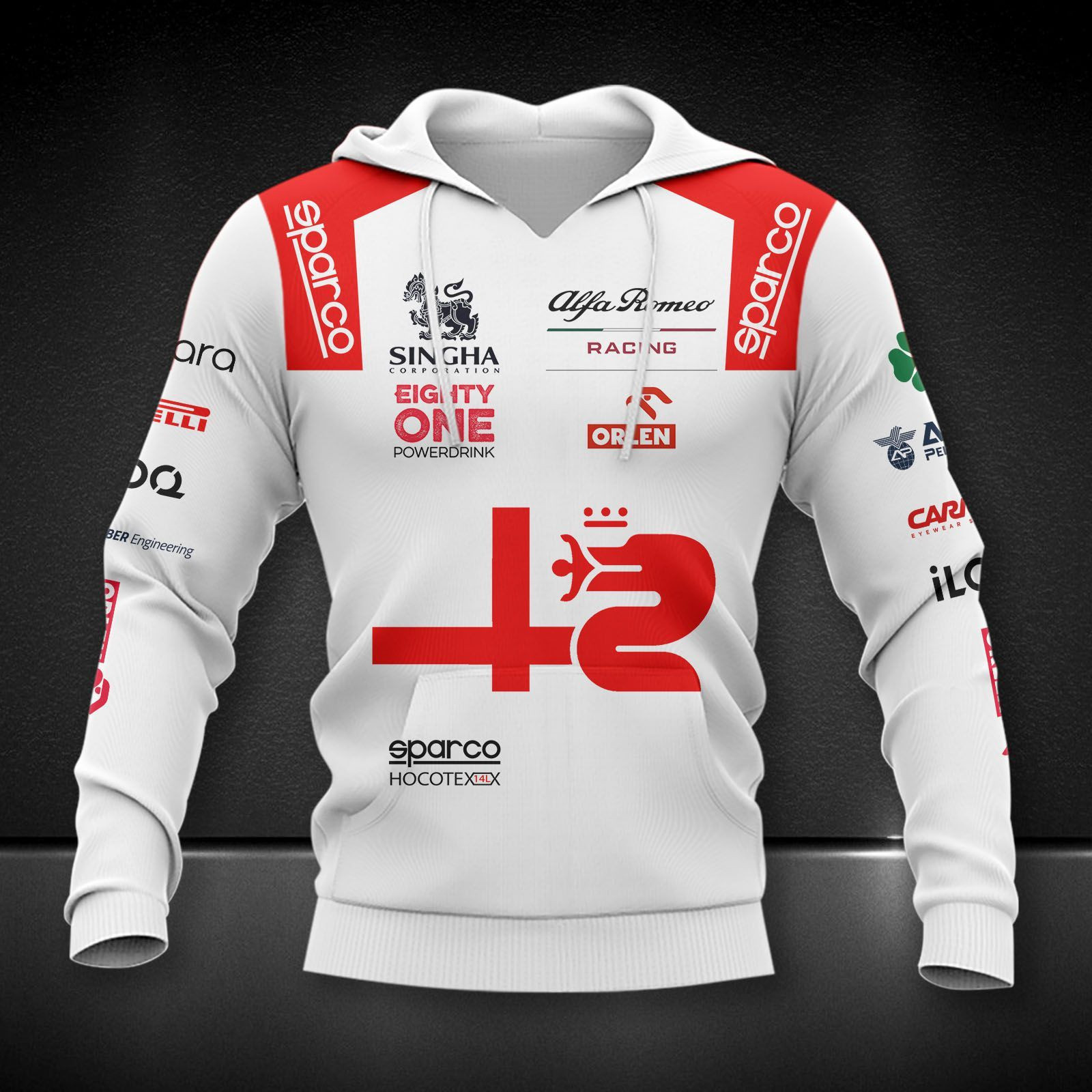 Alfa Romeo t-shirt hoodie apparel 3D full printing