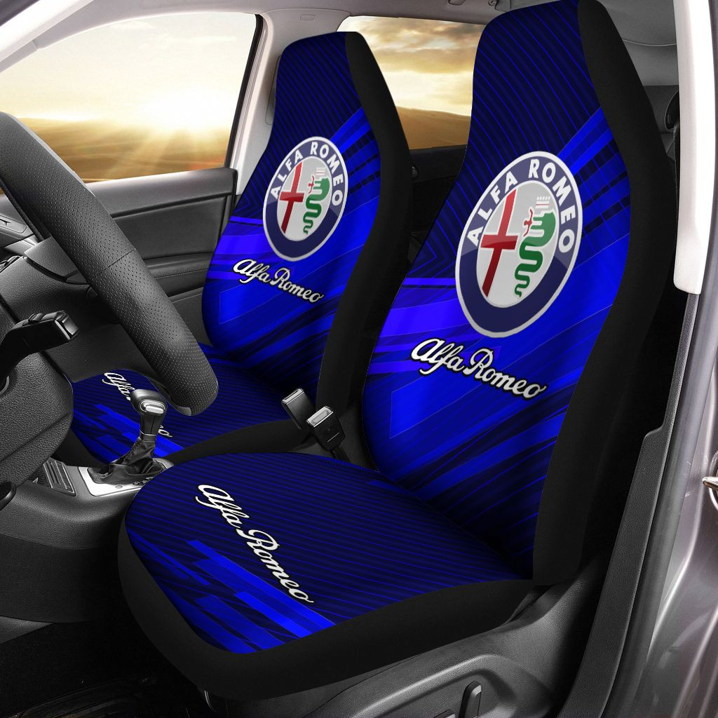 Ford F250 TDV Car Seat Cover (Set of 2) Ver 1 (Red)