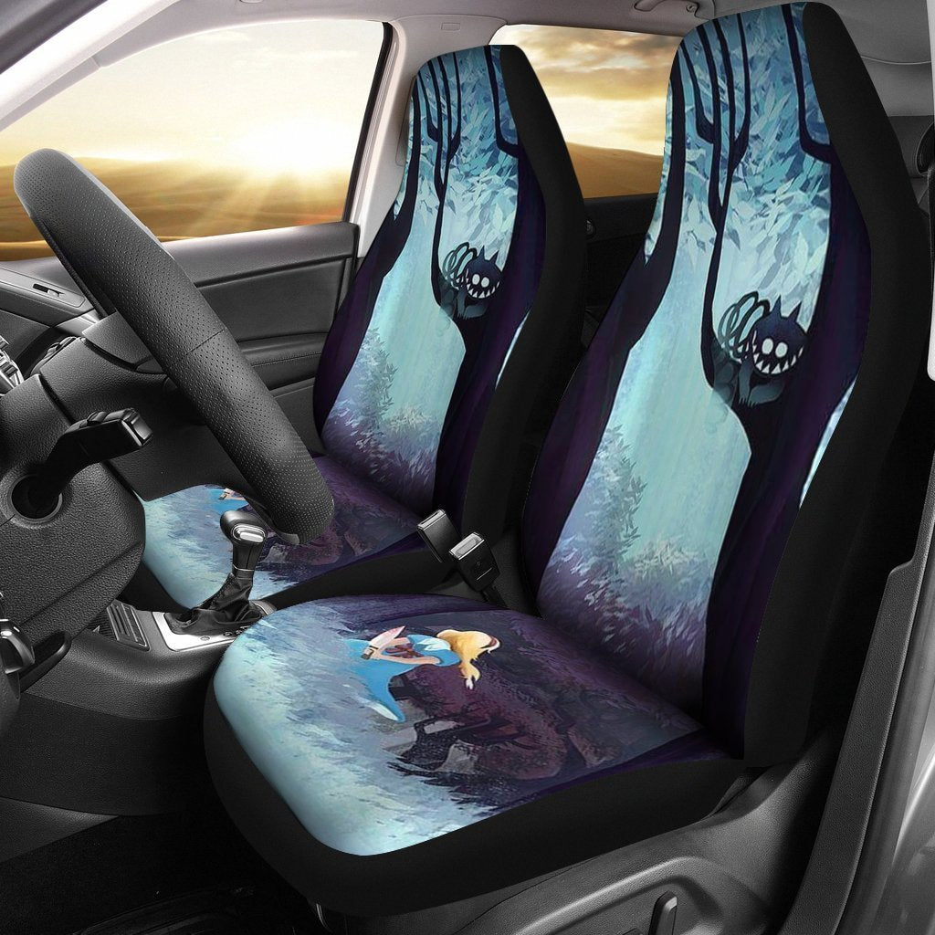 Cartoon Pocahontas Car Seat Cover ( Set of 2)