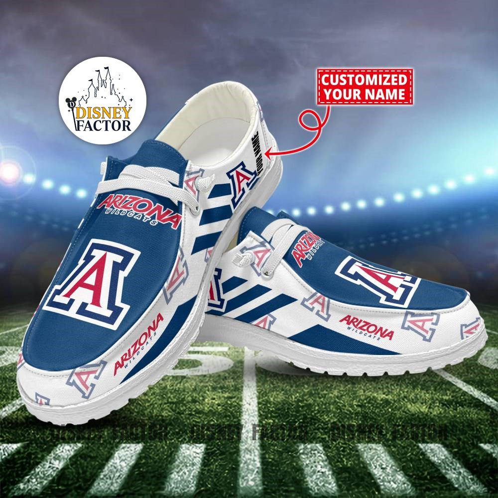 Arkansas Razorbacks Personalized Hey Dude Sports Shoes - Custom Name Design