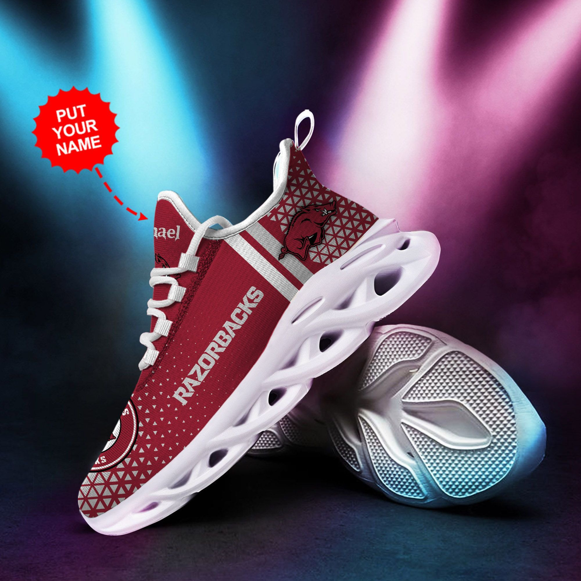 Georgia Bulldogs Custom Personalized Max Soul Sneakers Shoes