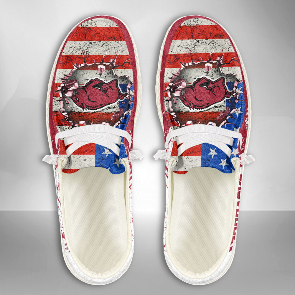 UCF Knights Personalized Hey Dude Sports Shoes - Custom Name Design