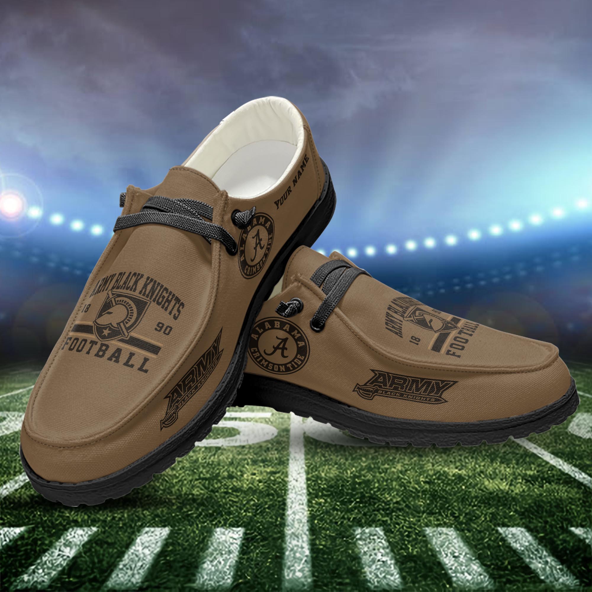 Alabama Crimson Tide Salute To Service Personalized Hey Dude Sports Shoes - Custom Name Design