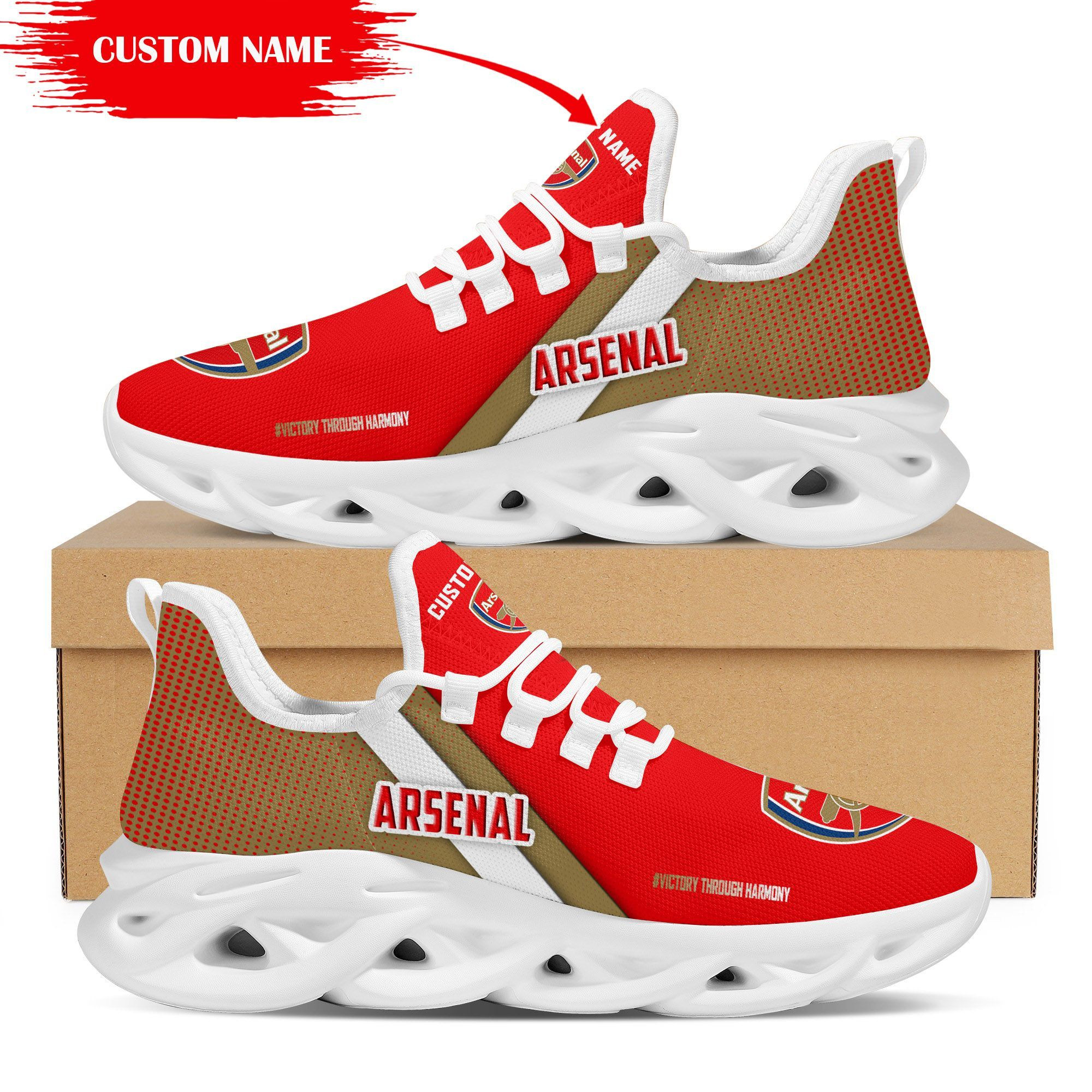 Georgia Bulldogs Custom Personalized Max Soul Sneakers Shoes
