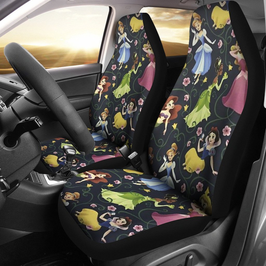 Schnauzer Art Cartoon Styles Car Seat Cover ( Set of 2)