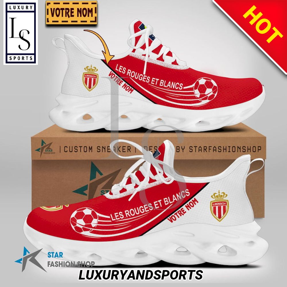 FC Sochaux-Montbeliard Ligue 2 Custom Name Max Soul Shoes