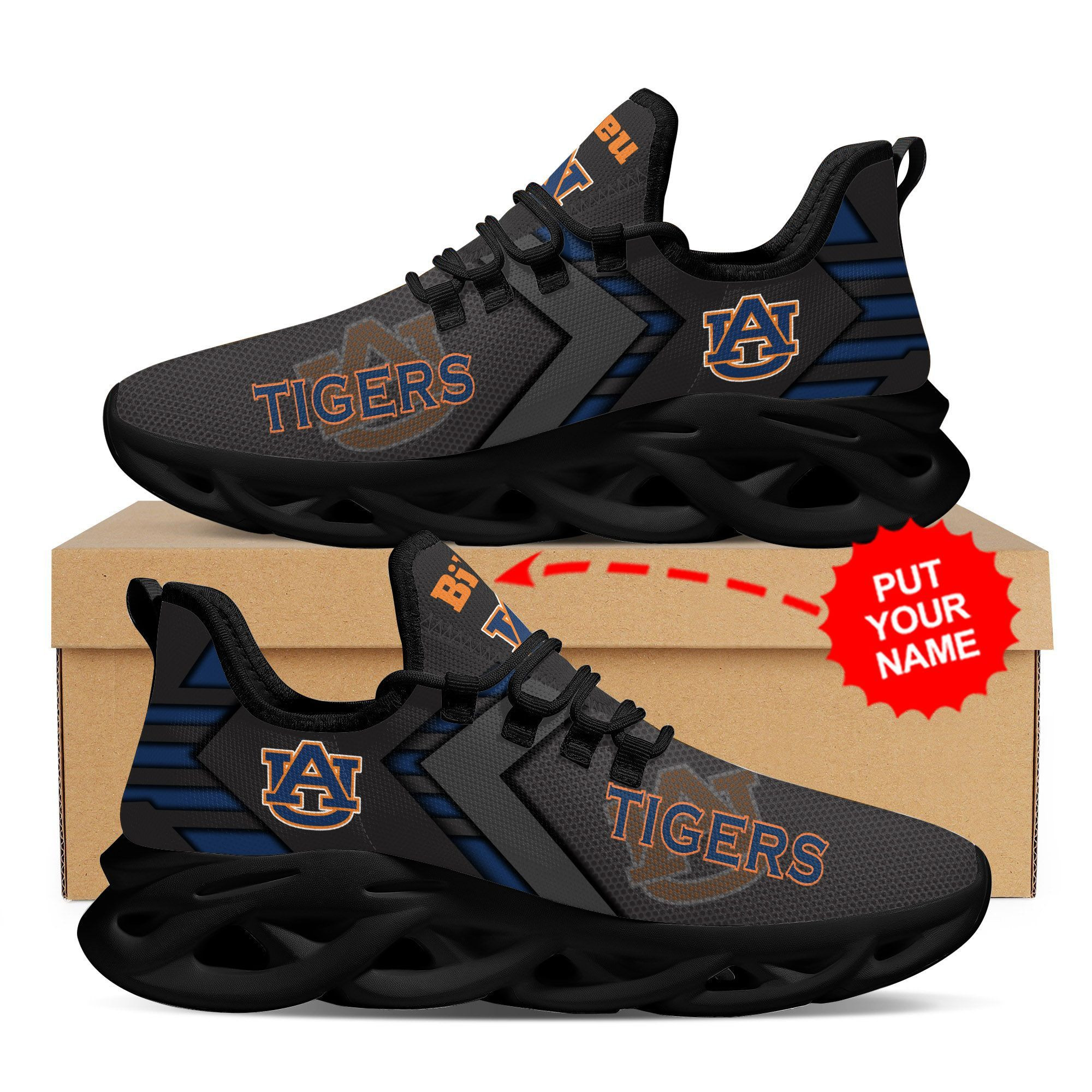 Virginia Tech Hokies Max Soul Sneakers Shoes