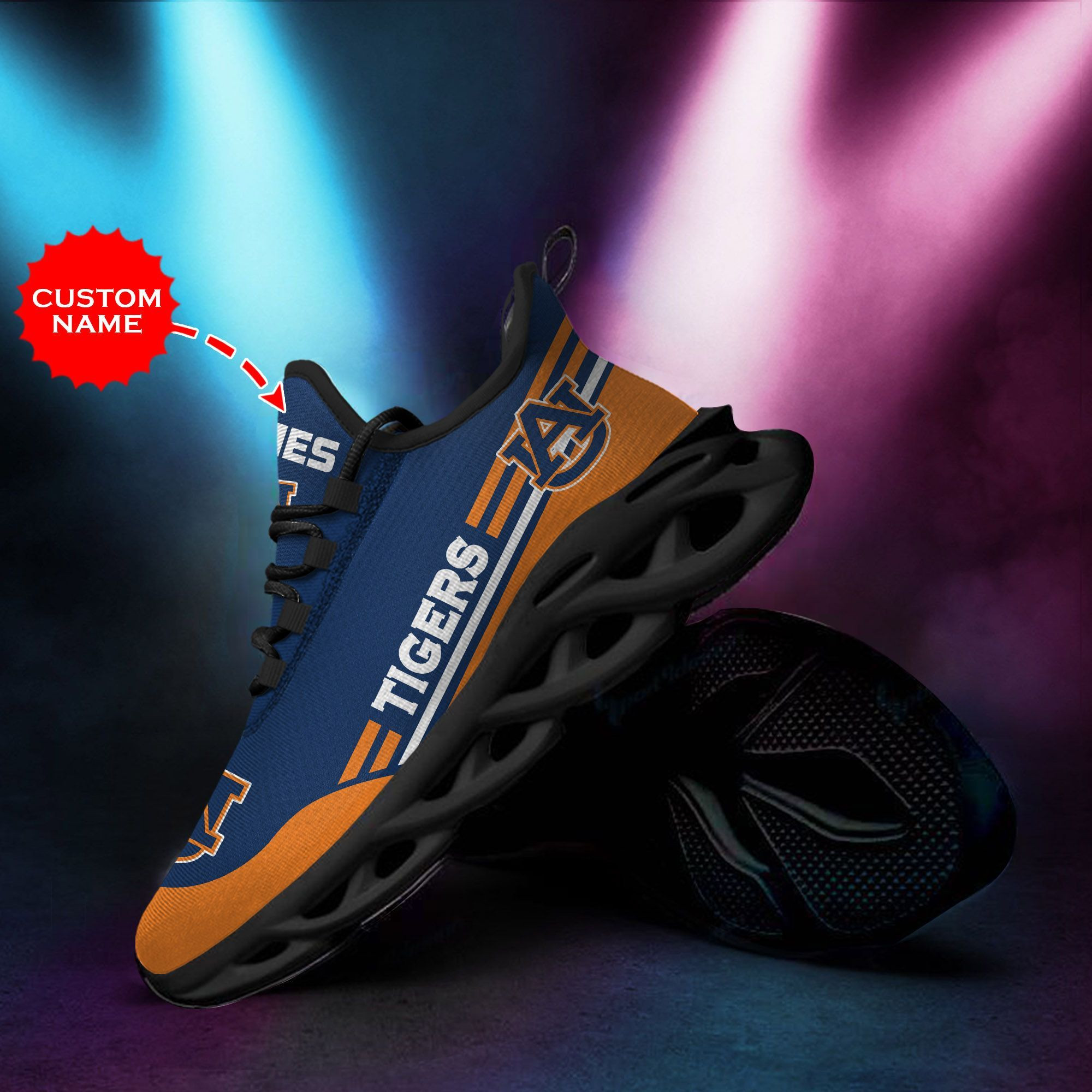 Los Angeles Rams Custom Personalized Max Soul Sneakers Shoes