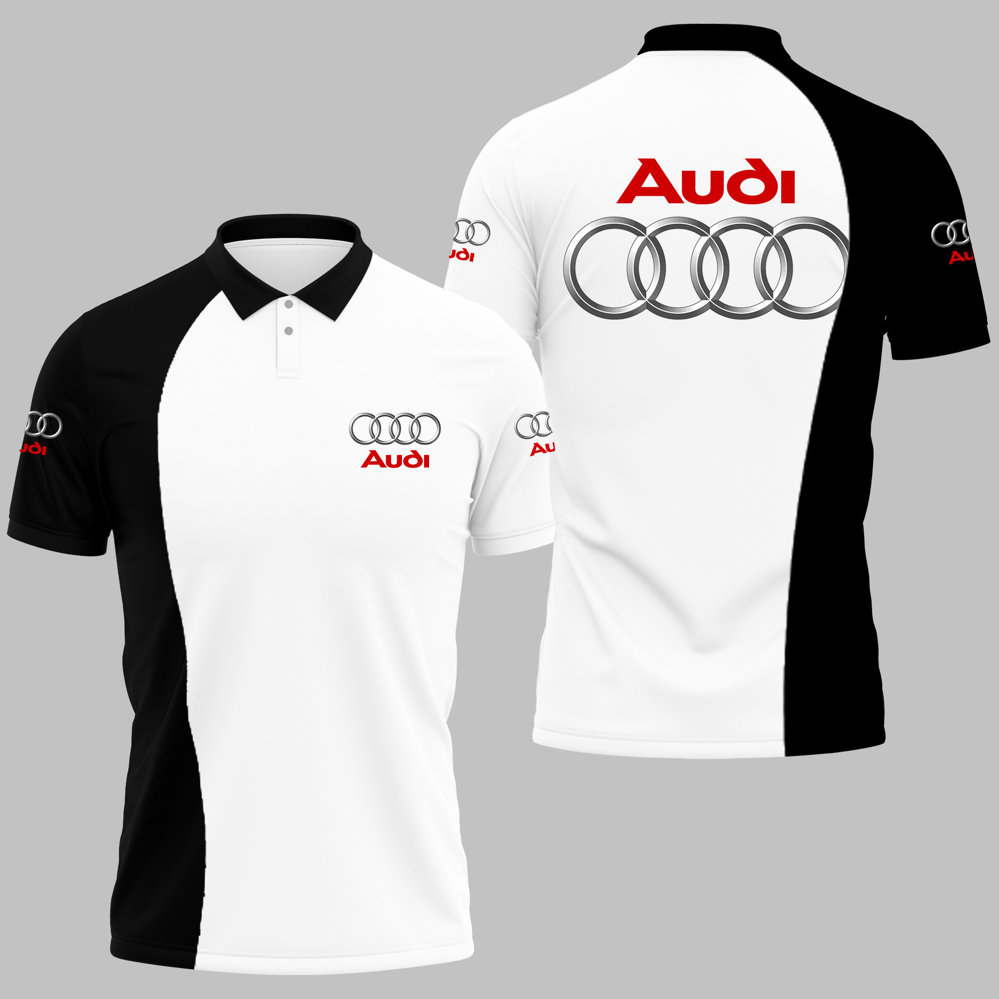 AC MILAN Polo Shirt 3D Printed Ver 1
