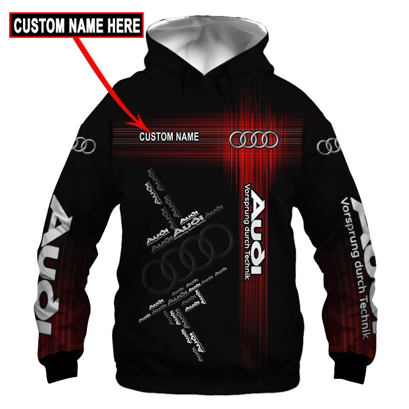 Audi t-shirt hoodie apparel 3D full printing