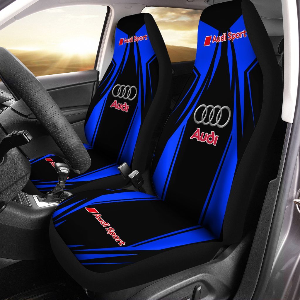 Chevrolet Corvette- Nct Car Seat Cover (Set Of 2) Ver 3 (Blue)
