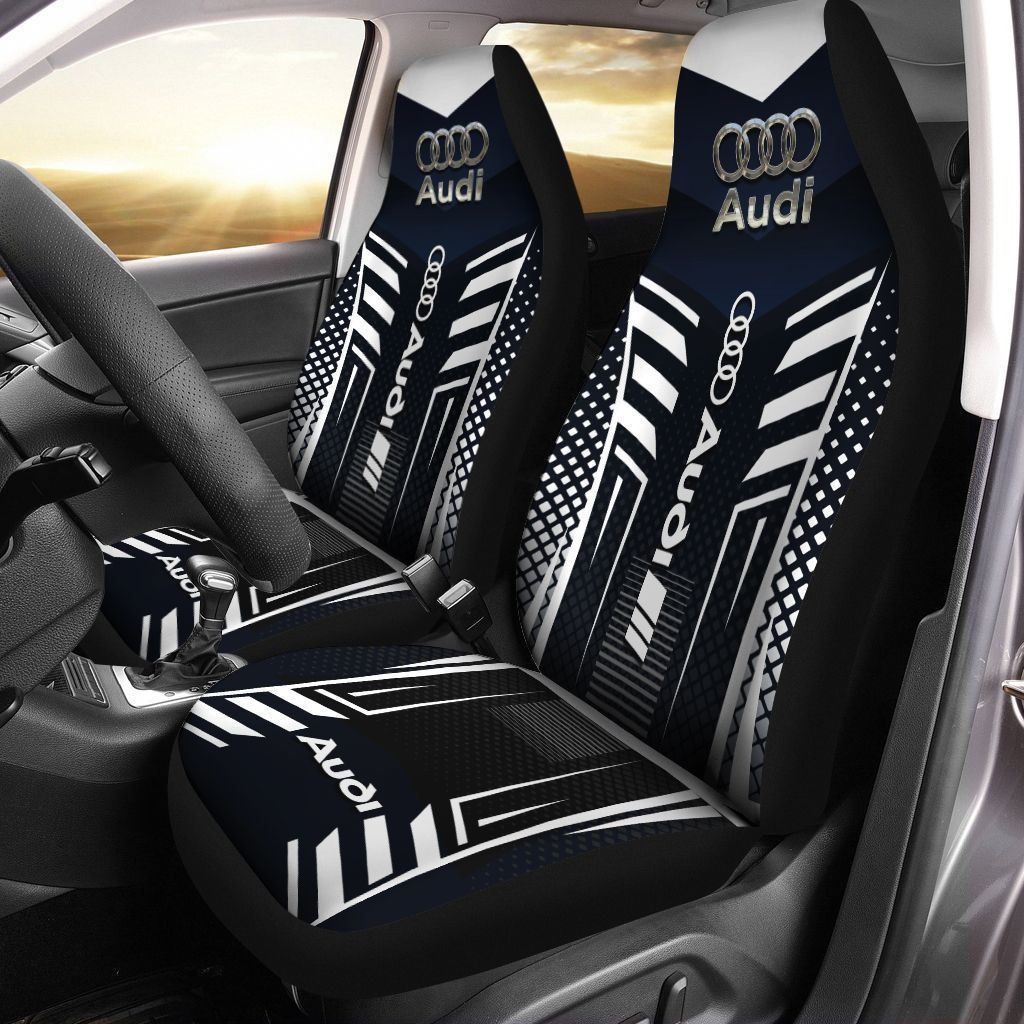 Audi TTT-HL Car Seat Cover (Set of 2) Ver 2 (Red)