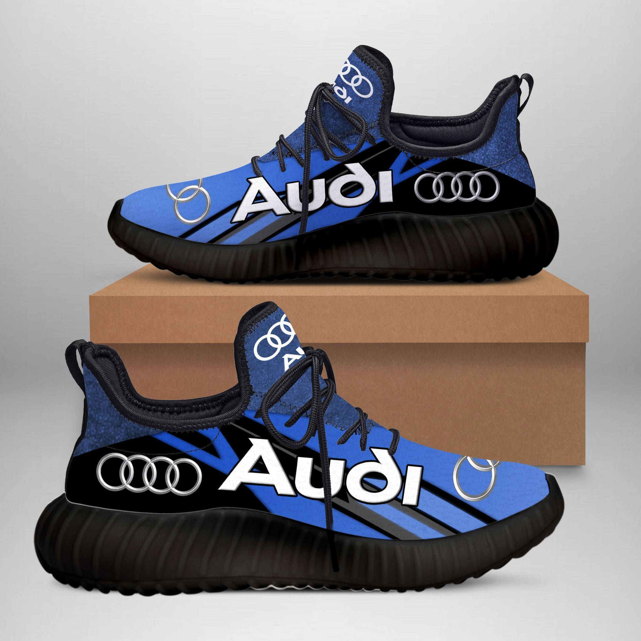3D Printed Audi TTT Sneakers Ver 2 For Men & Women (Red)