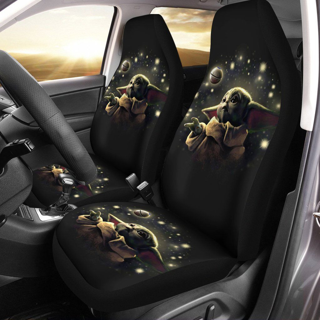 Strong In Me Cuteness Is Baby Yoda Car Seat Covers (SET OF 2)